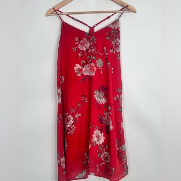 Maurices Floral lined razorback‎ Dress size Medium - Picture 2 of 12